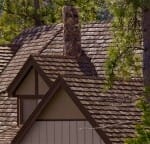 Cedar shake roof